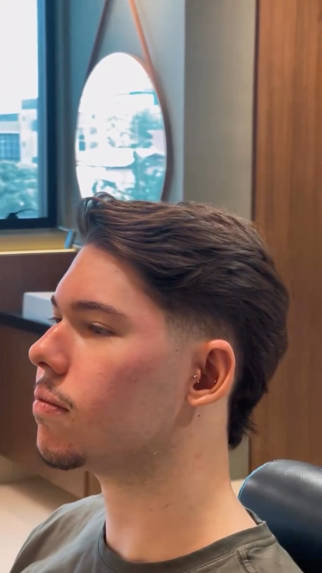 Corte com visagismo feito pelo Filipe Portes