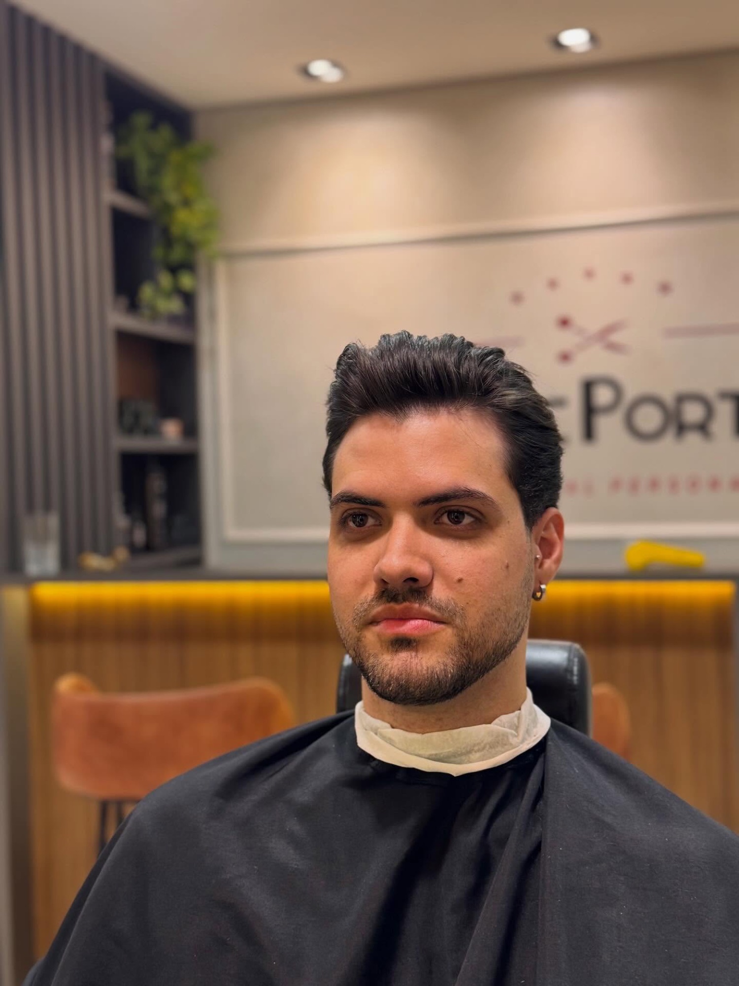 Corte com visagismo feito pelo Filipe Portes